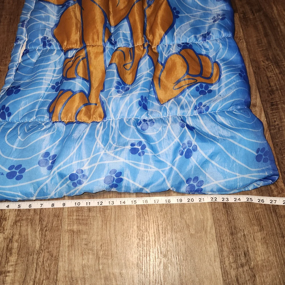 Vintage Scooby-Doo Hanna Barbera Children's Sleeping Bag Blue